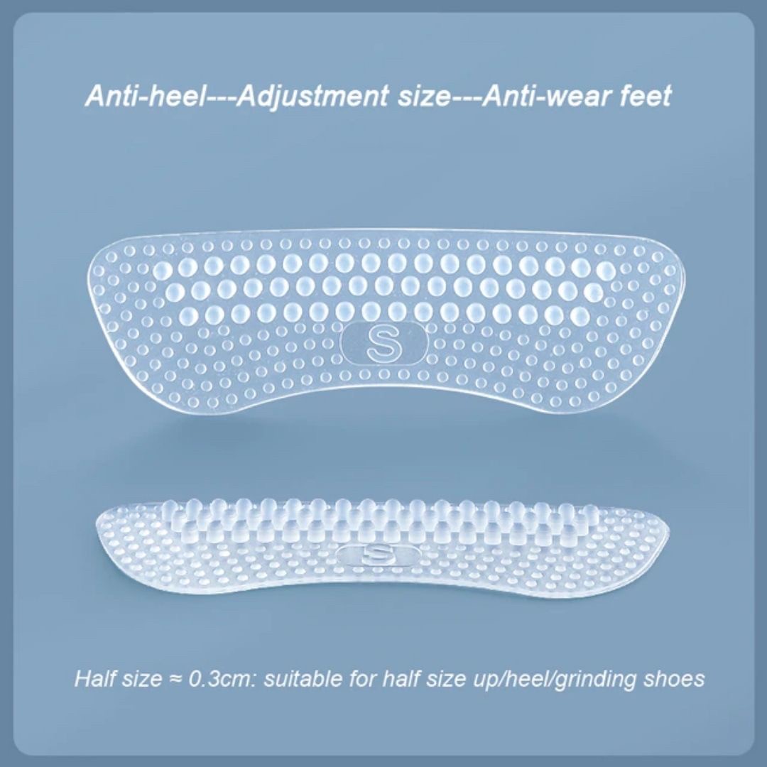 かかと 靴擦れ 防止 | かかとパッド シリコン クリアタイプ - 靴擦れ防止・サイズ調整用