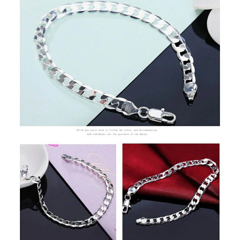 ブレスレット | キラキラチェーンブレスレット 20cm 男女兼用