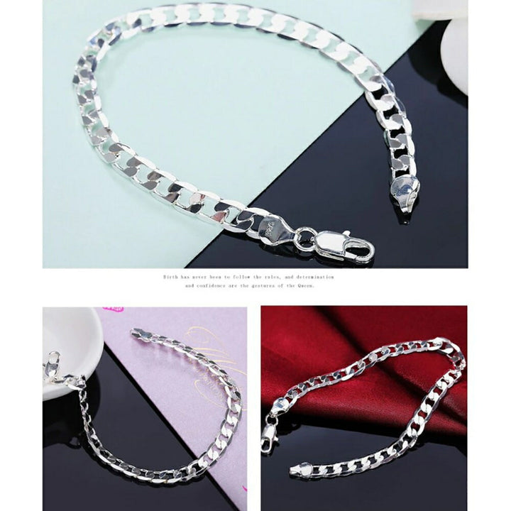 ブレスレット | キラキラチェーンブレスレット 20cm 男女兼用