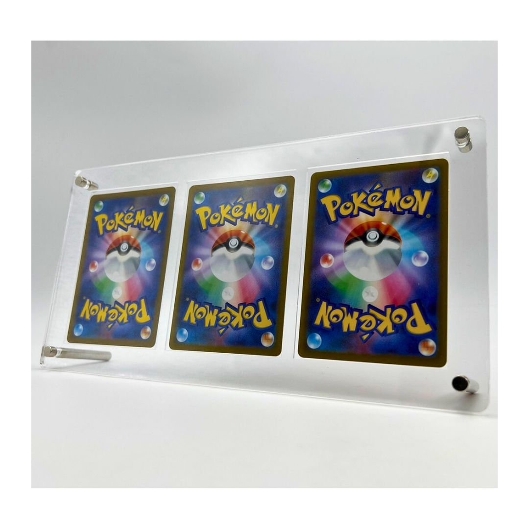 トレカケース | ポケモン・遊戯王用アクリル製トレカ保護ケース（3枚収納）