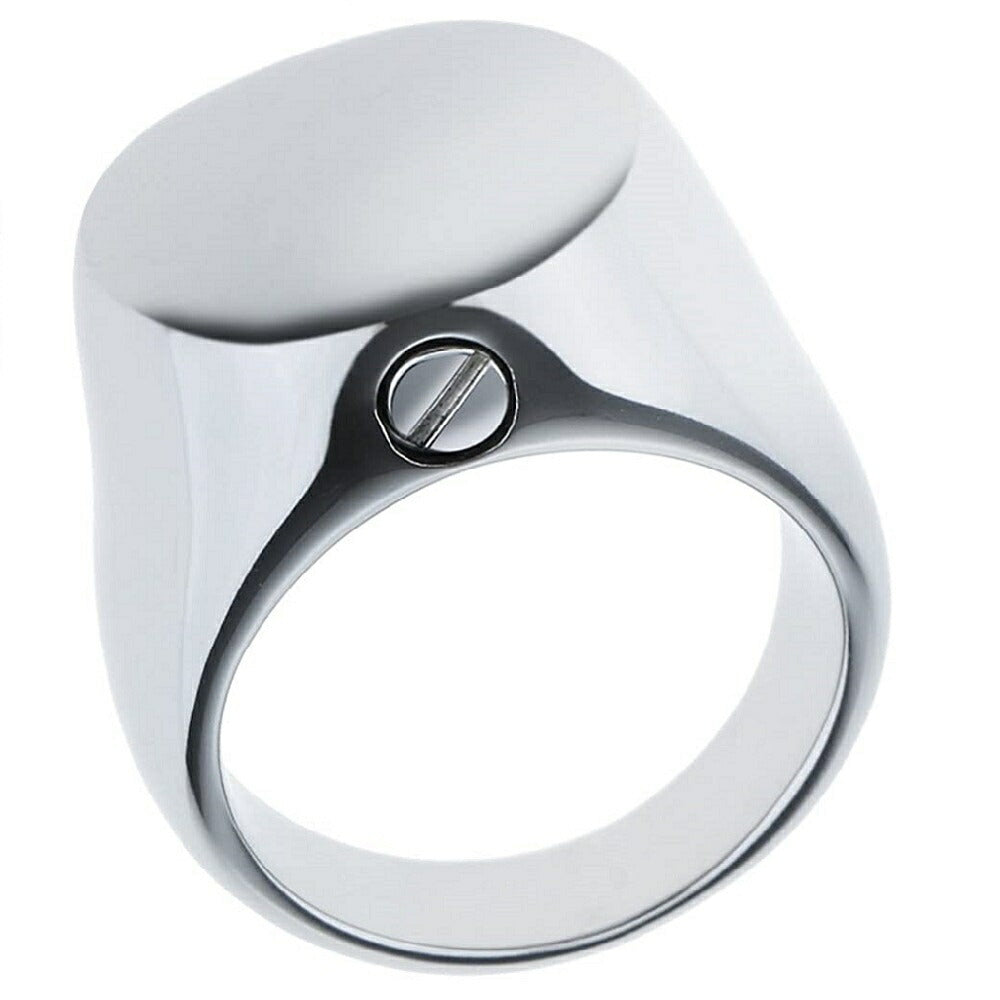 リング | ステンレス遺骨カプセルリング ペット供養用 ユニセックス