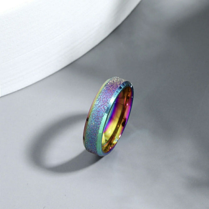 リング | レインボーカラーリング 男女兼用 HIPHOPアクセサリー