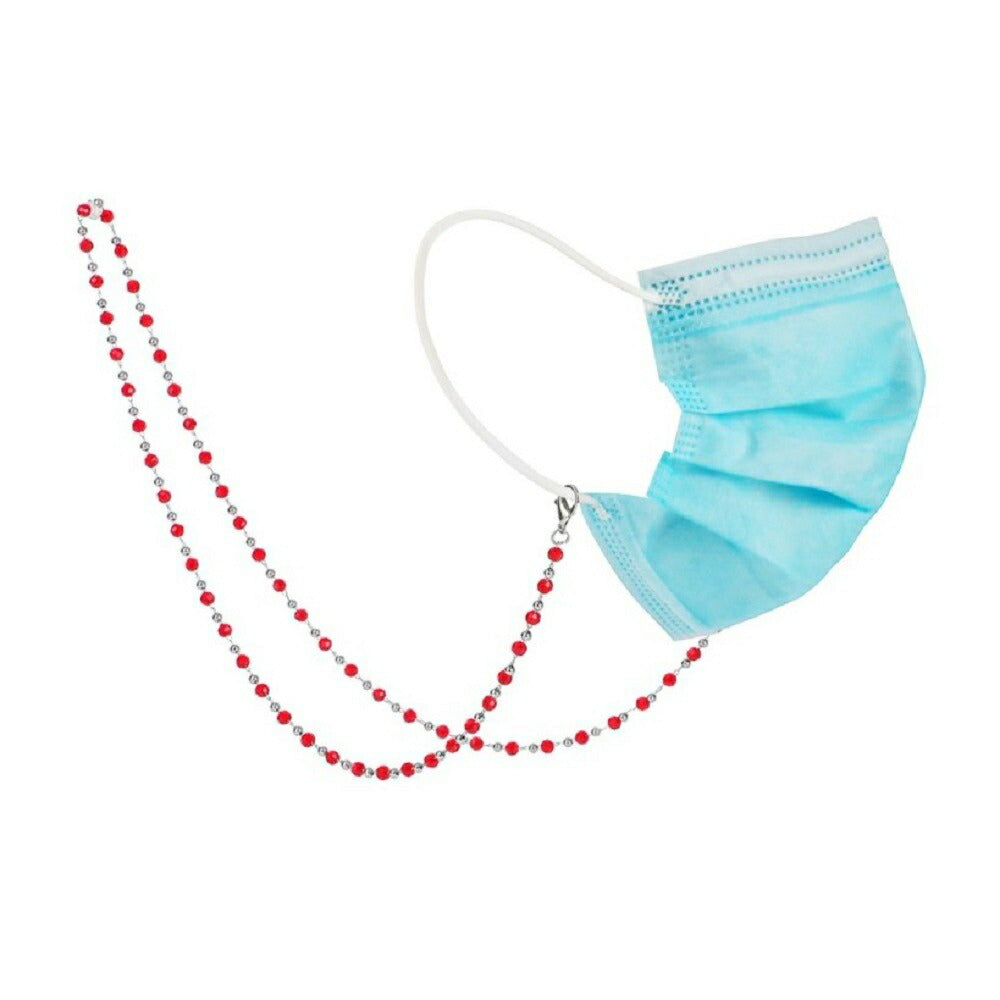 マスク | カラフルビーズ マスク・メガネストラップ【選べる3色】