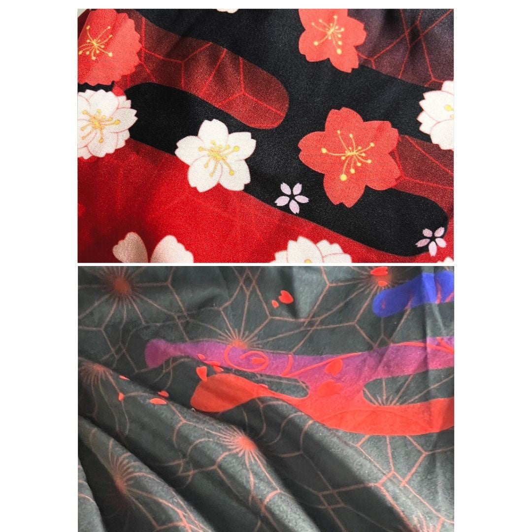 ボトムス 男性 | 桜花吹雪和柄パンツ メンズ・レディース兼用