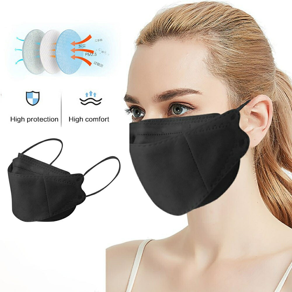 マスク | 快適ファッションマスク【ホワイト/ブラック/ピンク】3枚セット - 大人用男女兼用