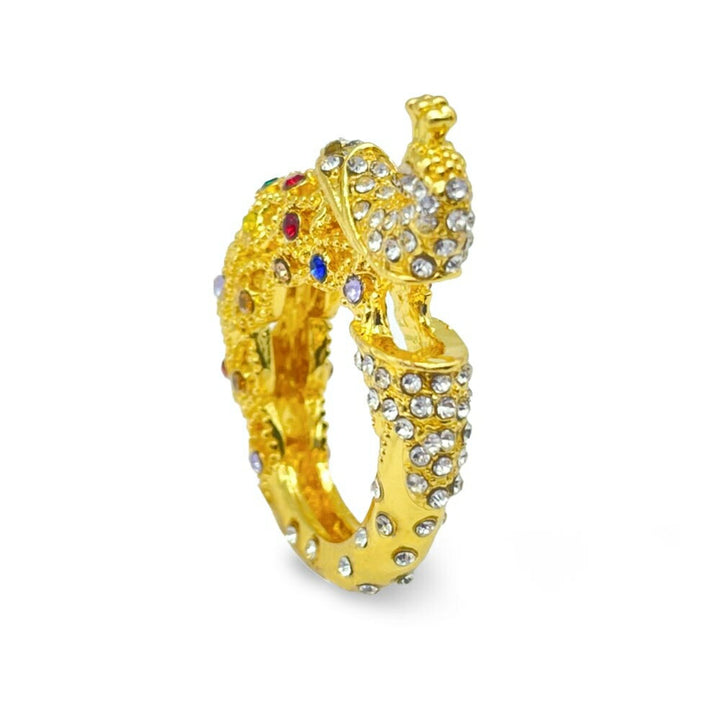 リング | 孔雀ストーンリング 開運ゴールドアクセサリー