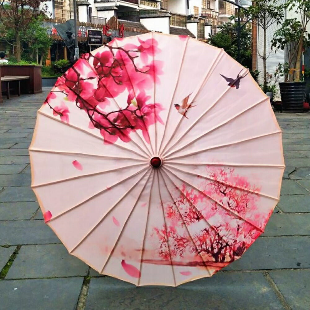 コスプレ小物 | 和風桜柄UVカット日傘