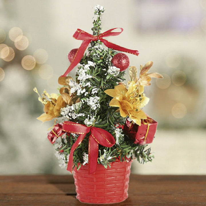 イベントグッズ | コンパクト20cmクリスマスツリーセット - 卓上用オーナメント付き