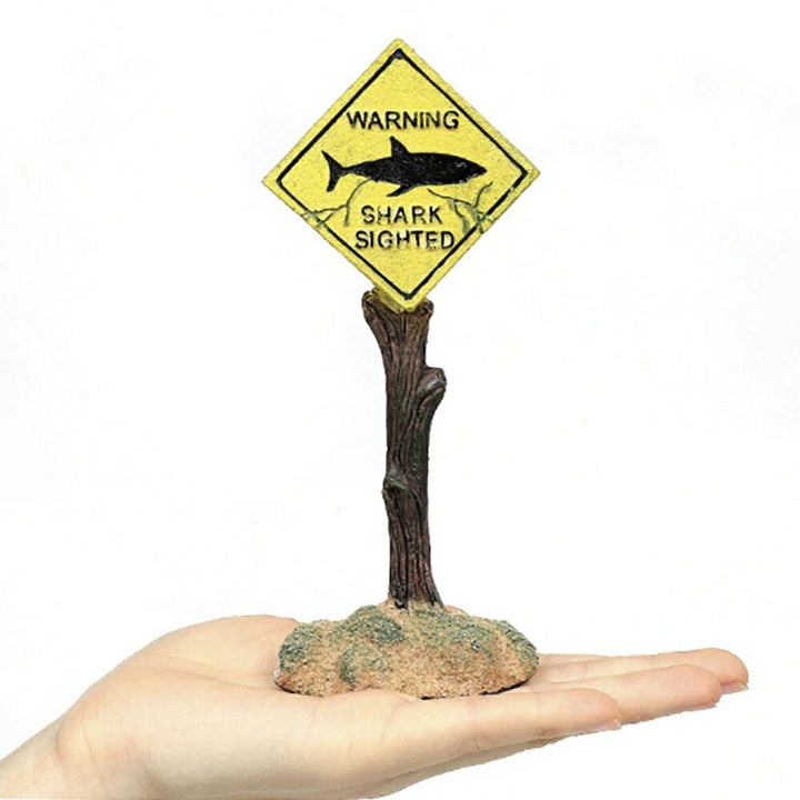 ペットグッズ | サメ注意アクアリウム看板 - オブジェ・インテリア置物