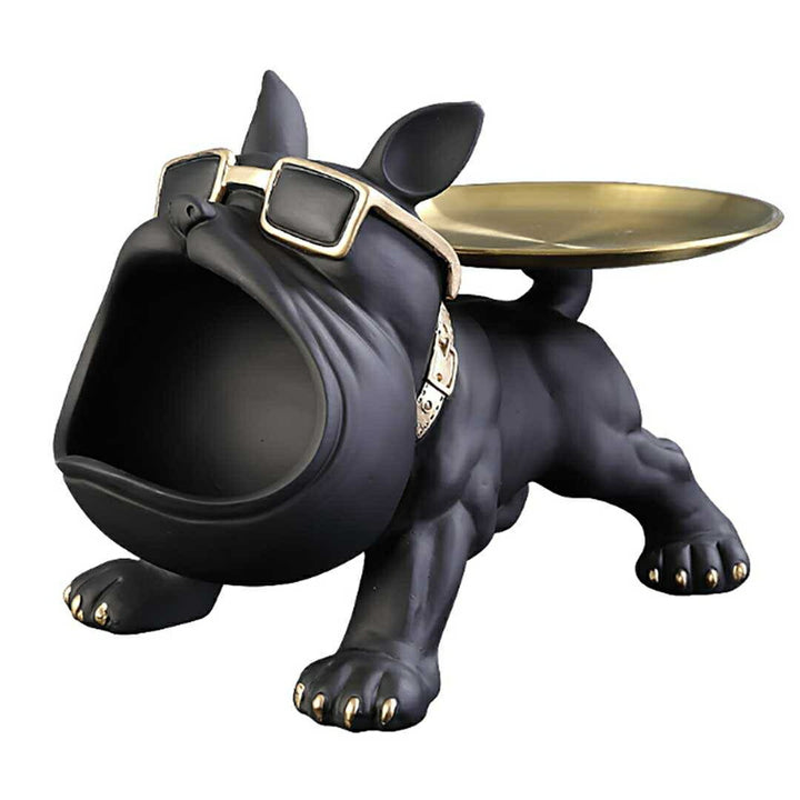 インテリア オブジェ | ブルドッグ尻尾お皿 小物入れ - 4カラー シンプルインテリア