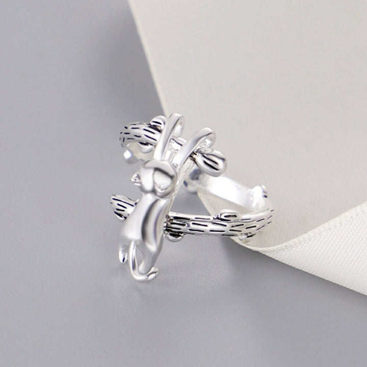 リング | 猫モチーフ ヒップホップ風 ユニセックスリング