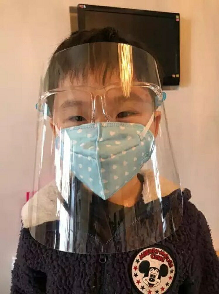 マスク | メガネ型フェイスシールド5枚セット 軽量・洗える・透明シールド