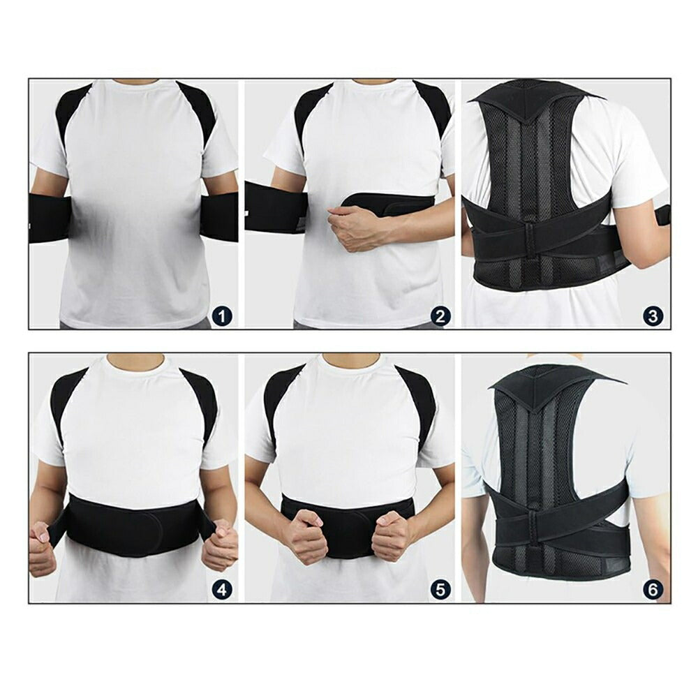 トレーニング器具 | 姿勢矯正サポーター メッシュ素材 全年齢対応