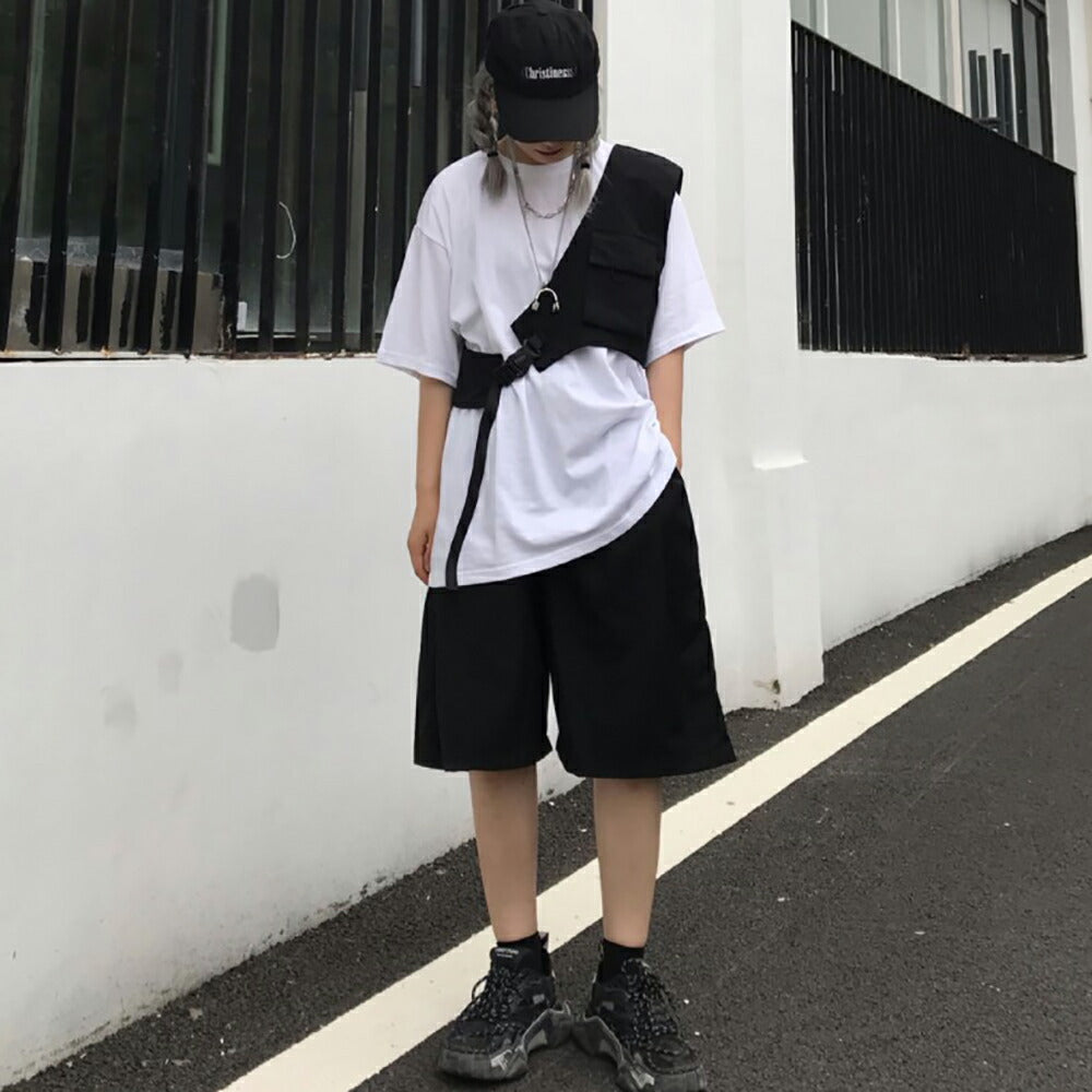 小物 その他 | アシンメトリーフィッシングベスト | 多機能・多ポケット | 男女兼用