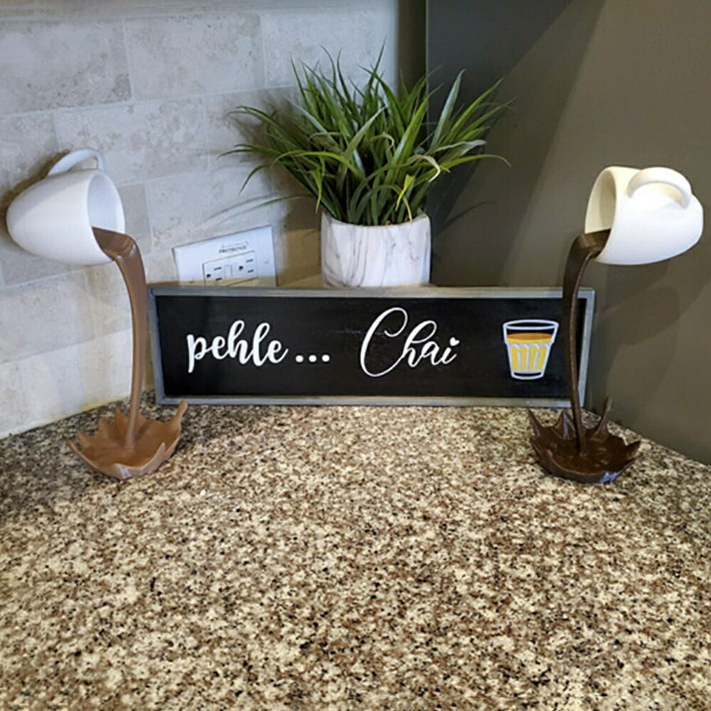 インテリア オブジェ | アンティーク風 コーヒーカップ オブジェ - レトロ北欧デザイン