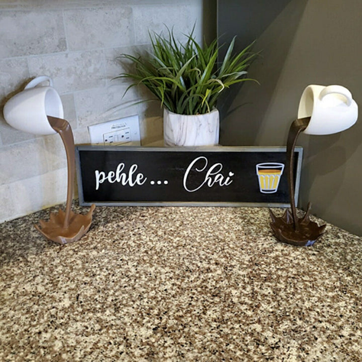 インテリア オブジェ | アンティーク風 コーヒーカップ オブジェ - レトロ北欧デザイン