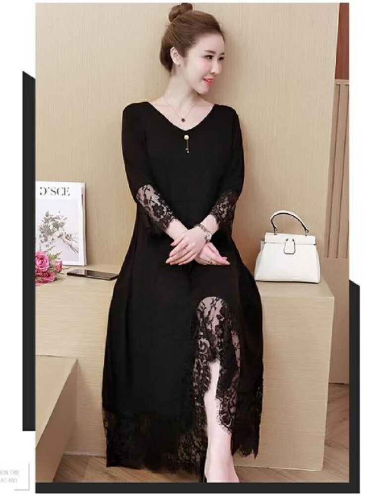 ワンピース ドレス | マタニティドレス パール装飾 レース - 結婚式・二次会用