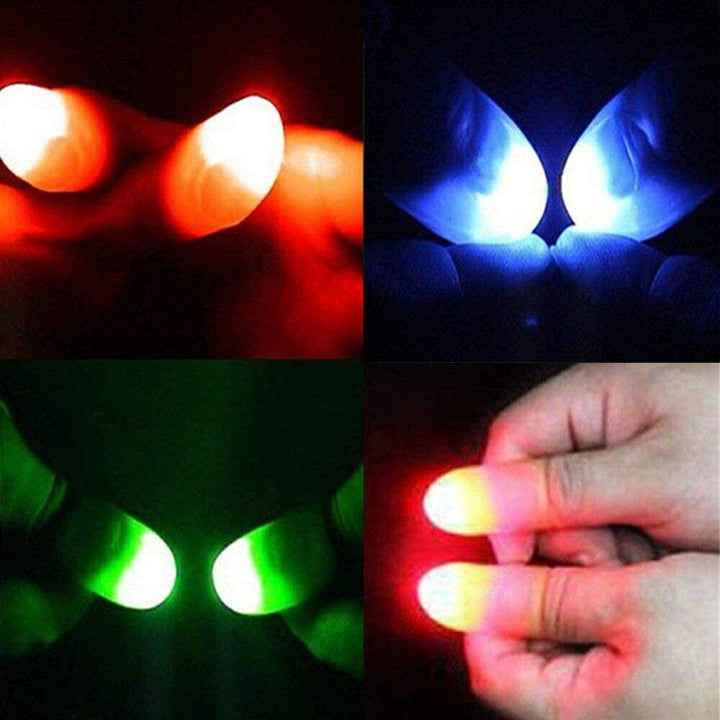 イベントグッズ | LEDフィンガーライト2本セット - 手品用光る指おもちゃ