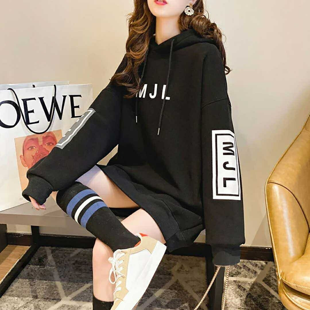 パーカー 女性 | ビッグシルエットパーカー MJL イエロー/ブラック ユニセックス