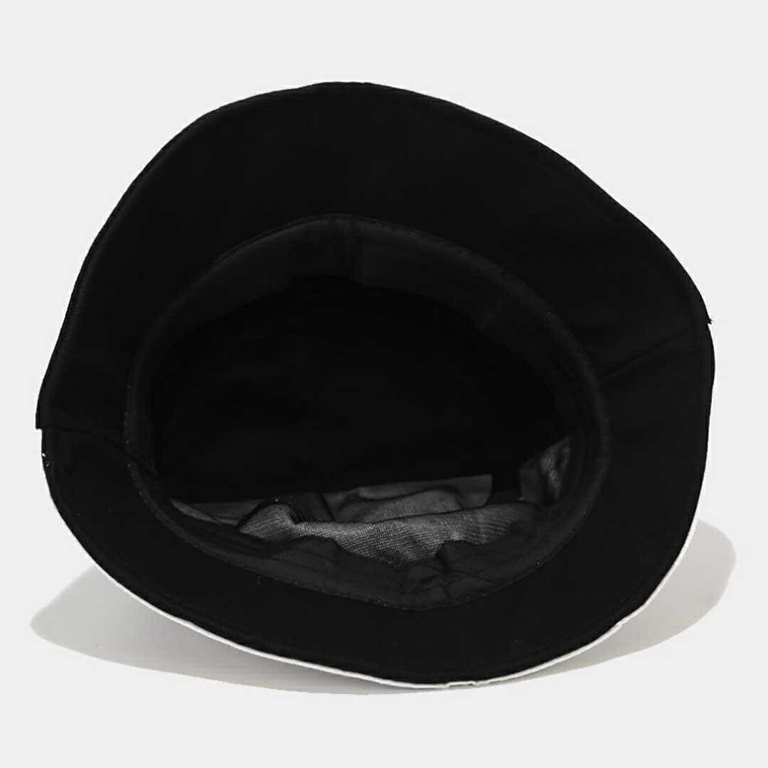 キャップ | ツートンカラー帽子 バケットハット 白黒 メンズ・レディース