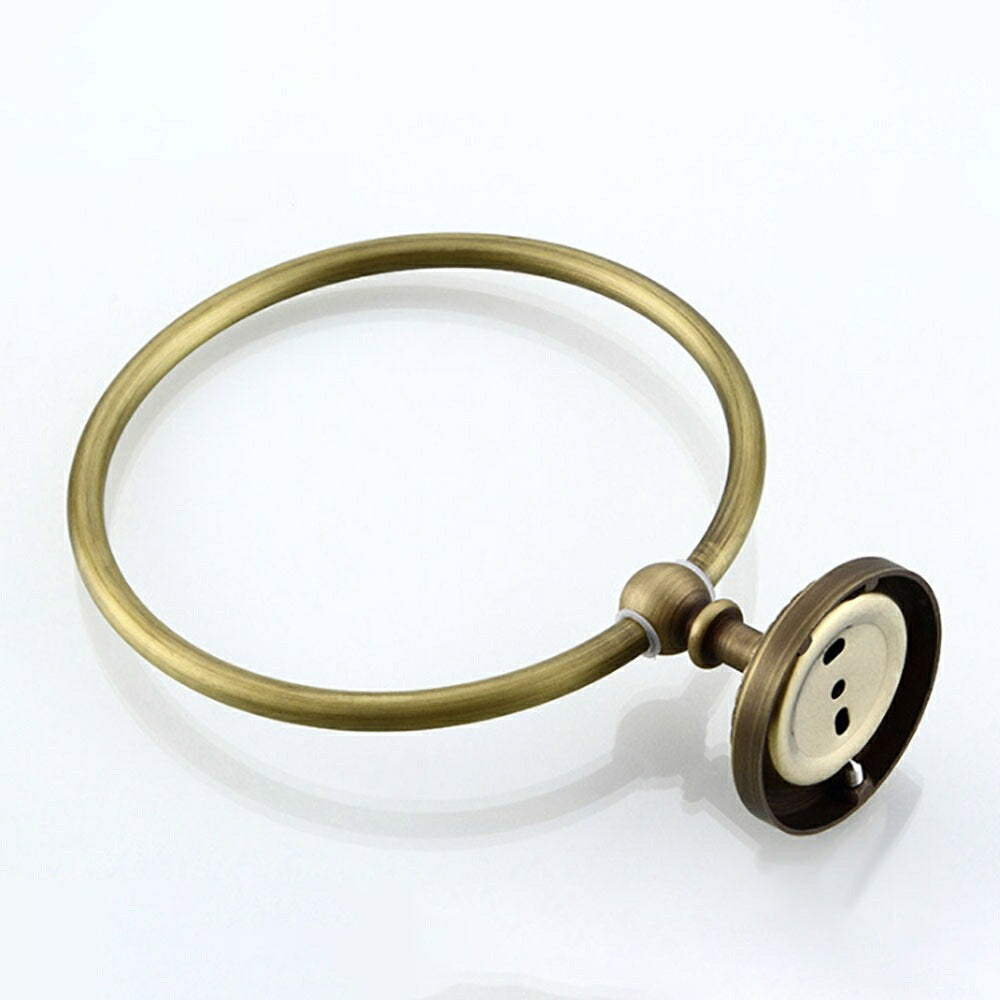 インテリアインテリア雑貨 その他 | アンティークブロンズ アイアンタオルハンガー - トイレ・バスルーム用