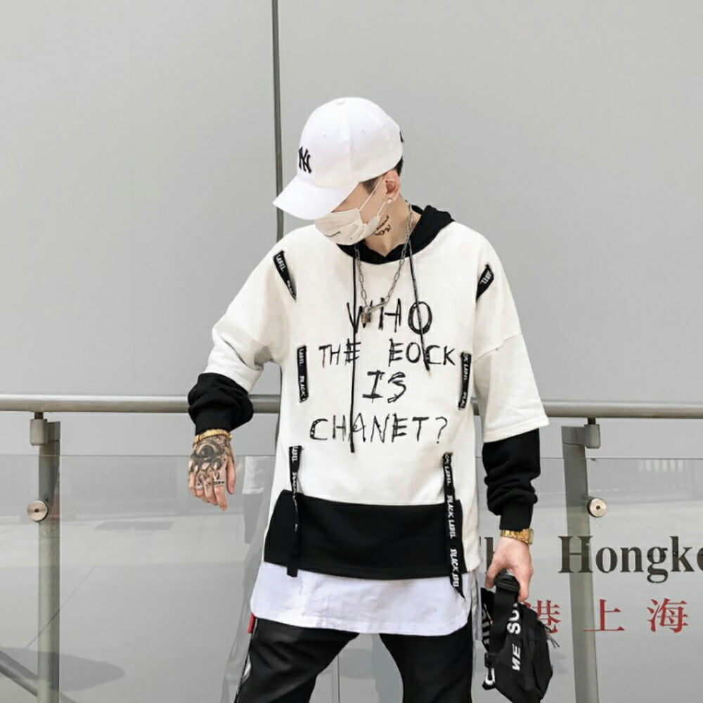 パーカー 男性 | ビッグシルエットパーカー ユニセックス 秋冬向け