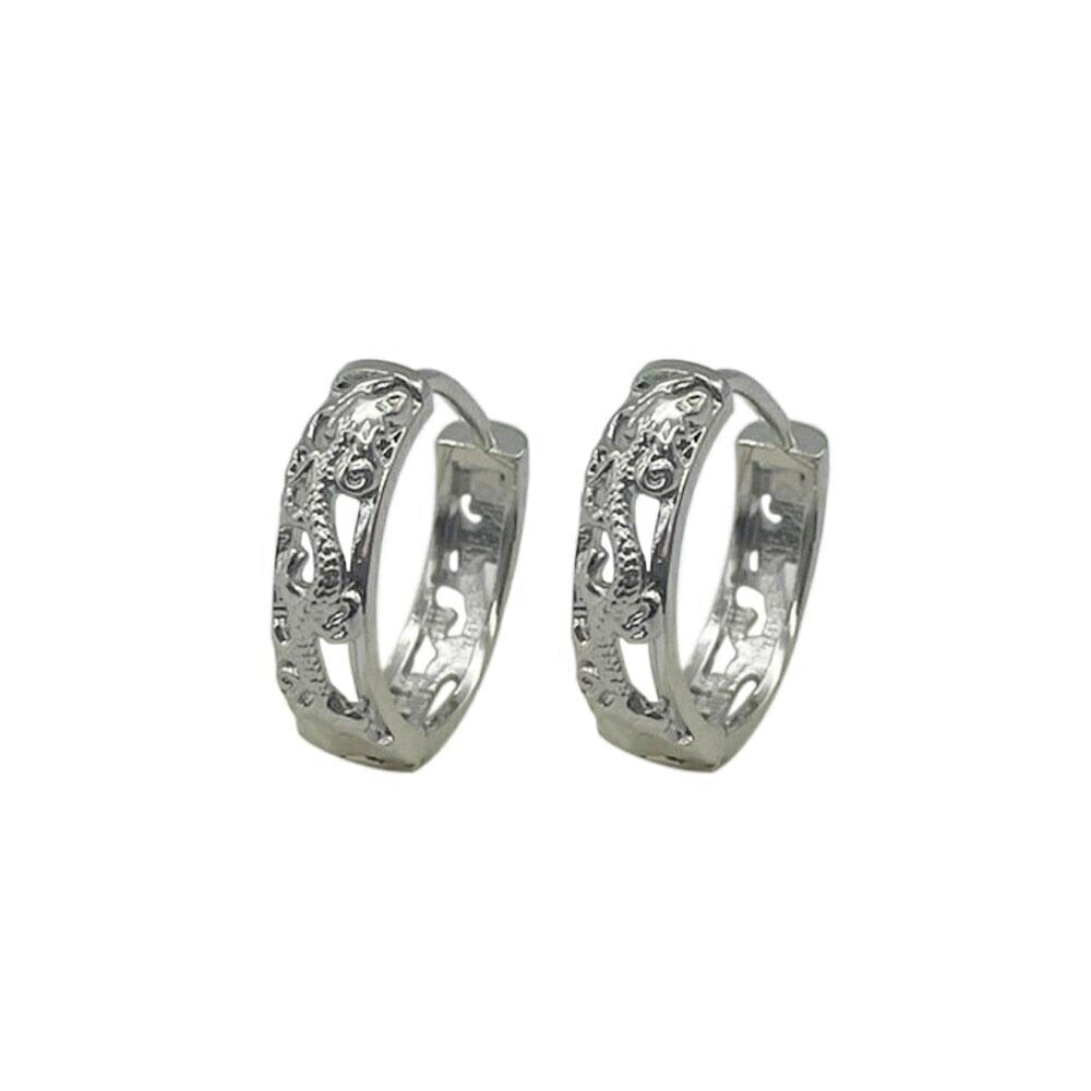 ピアス イヤーカフ | ドラゴンリングタイプピアス 両耳用 シルバーorブラック