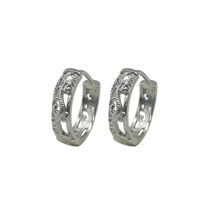 ピアス イヤーカフ | ドラゴンリングタイプピアス 両耳用 シルバーorブラック