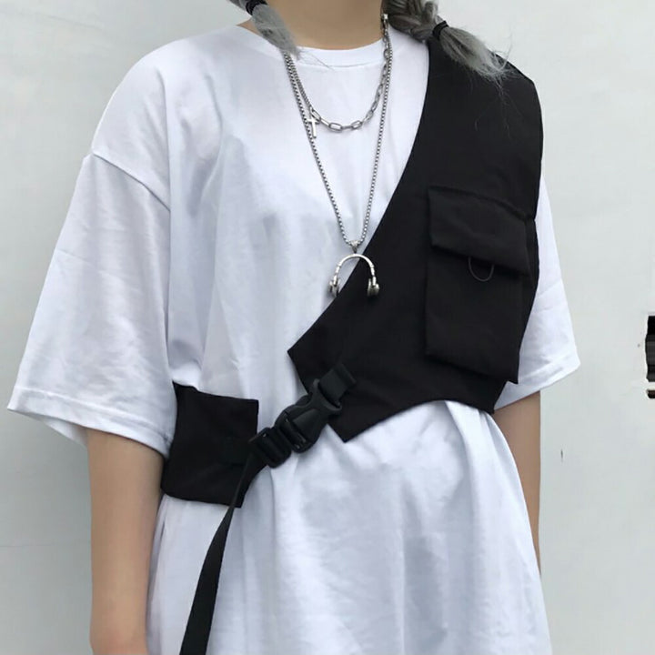 小物 その他 | アシンメトリーフィッシングベスト | 多機能・多ポケット | 男女兼用