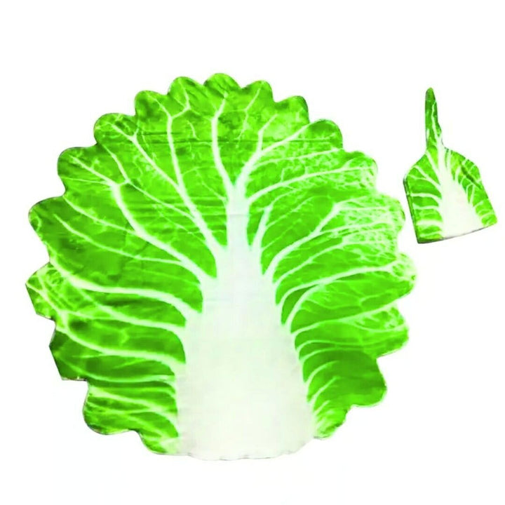 赤ちゃん用品 | 白菜型おくるみブランケット | 新生児・ベビー用 帽子付き 85*85cm