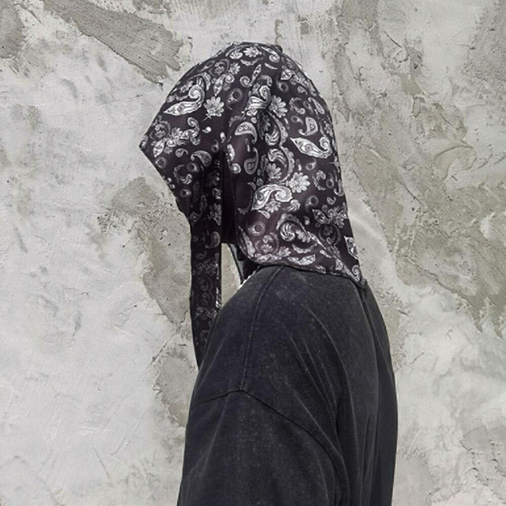 男性ファッション その他 | ペイズリー柄 メンズ キャップ - ブラック/パープル