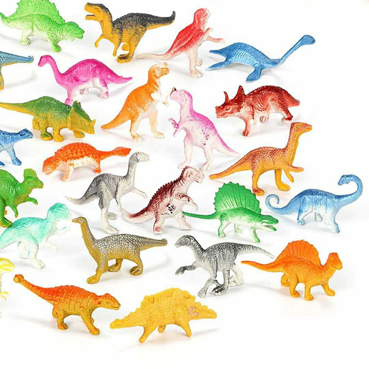 子供 おもちゃ | 恐竜ミニフィギュア10個セット - ティラノサウルス・プテラノドン・ステゴサウルス