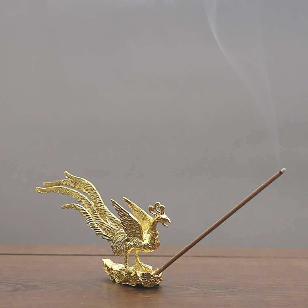 お香 グッズ | ゴールドフェニックス香炉・お香立て