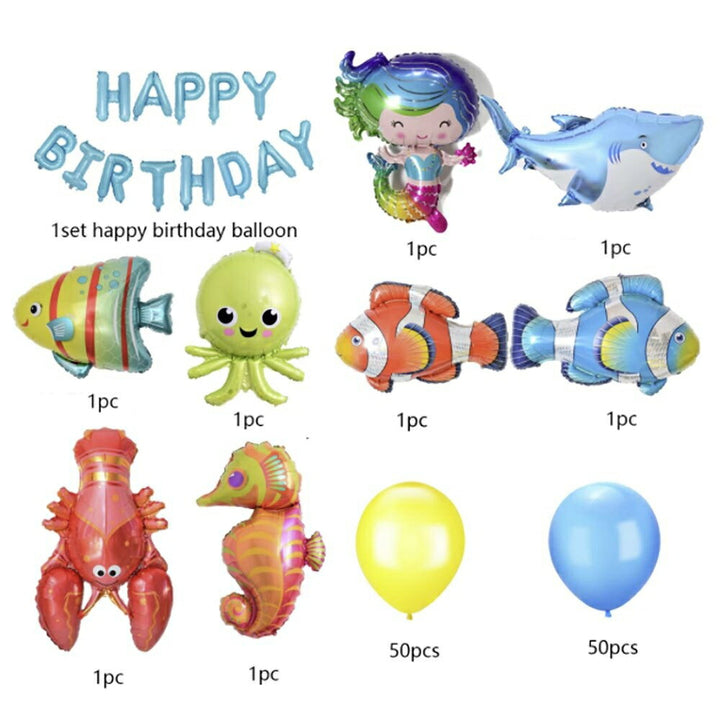 イベントグッズ | 誕生日用バルーンガーランドセット - 子供向けパーティー飾り