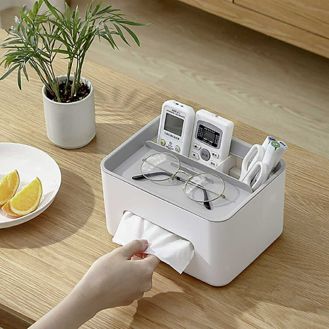 インテリア雑貨 その他 | 北欧風シンプル多機能ティッシュケース（グレー）