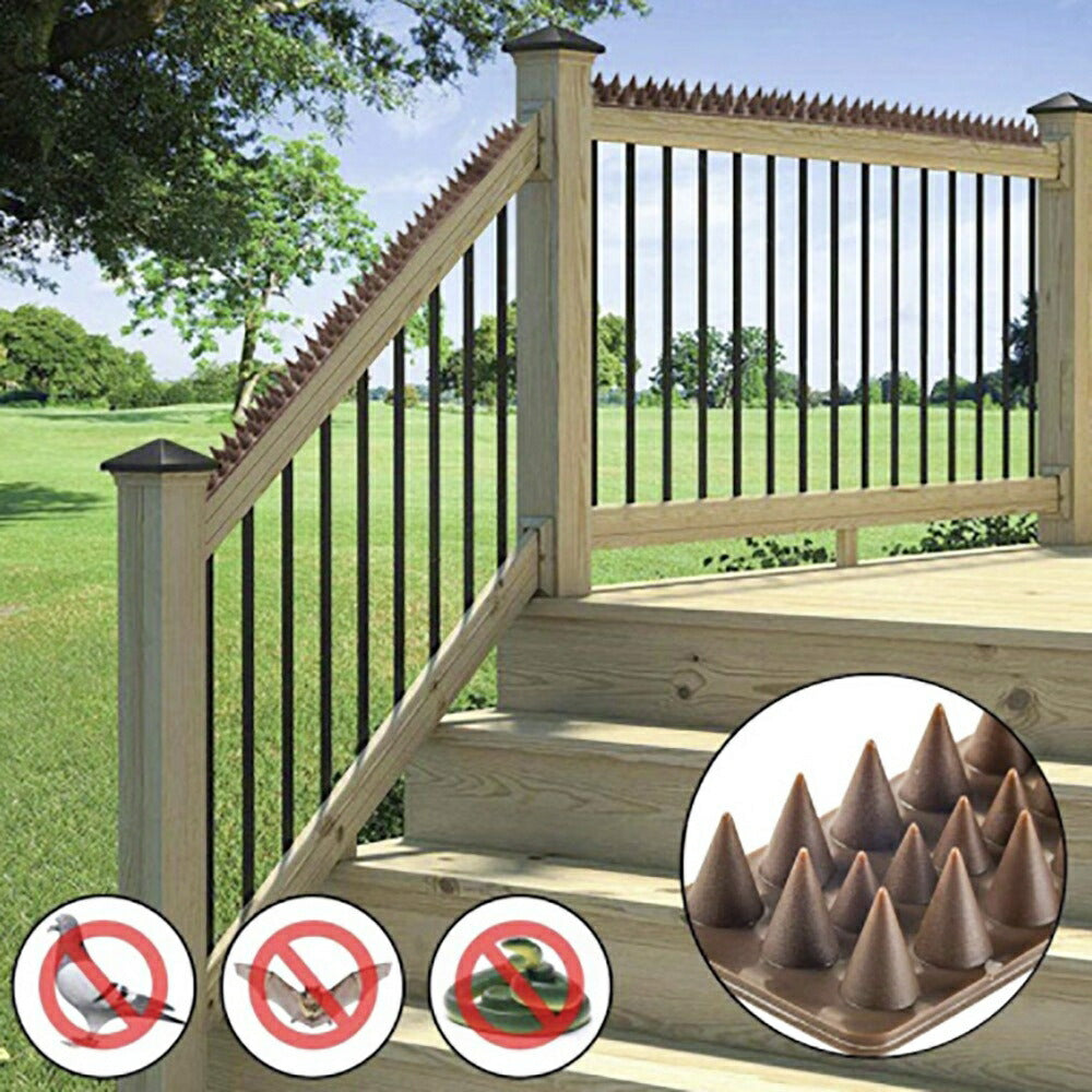 虫よけ 鳥よけ | 侵入防止スパイクシート 12セット - 害獣・鳥よけ対策用