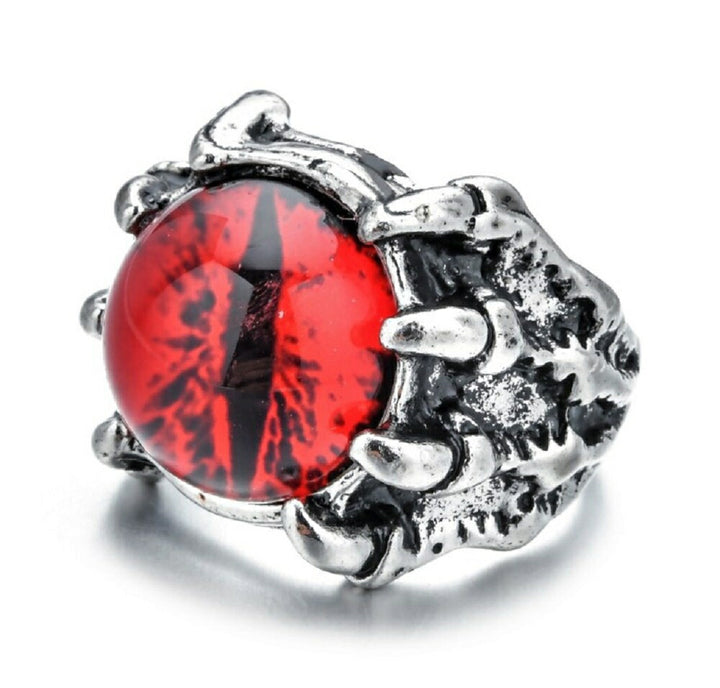 リング | ドラゴンアイリング | メンズ＆レディース用 | 赤または紫