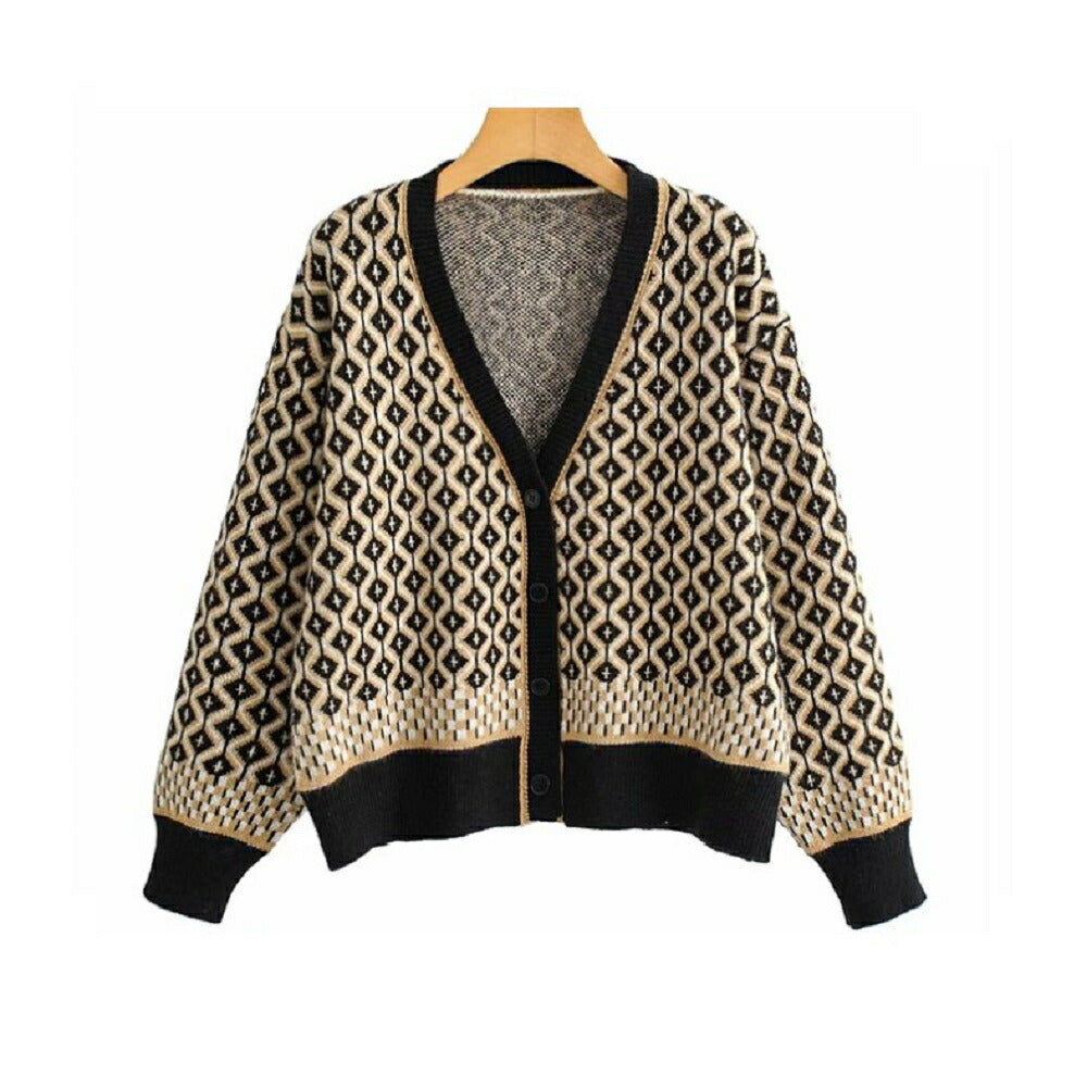 アウター ジャケット | レオパード柄カーディガン レディース 韓国ファッション