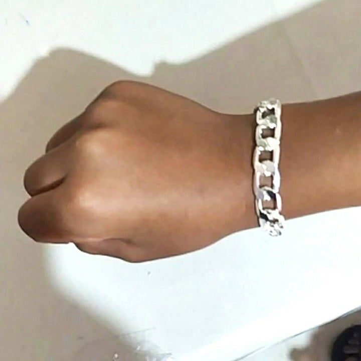 ブレスレット | キラキラチェーンブレスレット 20cm 男女兼用