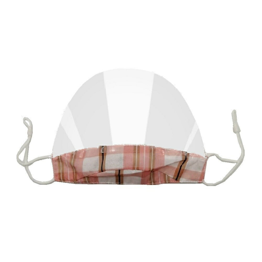 マスク | ピンクチェック柄 立体ファッションマスク 大人用