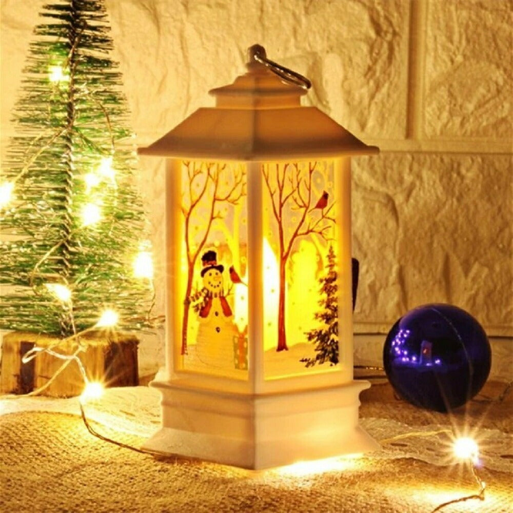 イベントグッズ | クリスマスLEDランタンライト 屋外用サンタ装飾