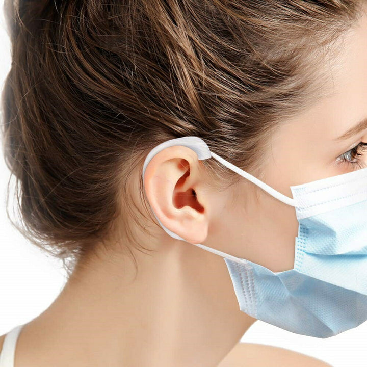 マスク | シリコン耳ガード付きマスクフックセット【5セット】男女兼用