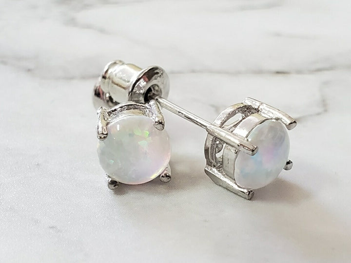 ピアス イヤーカフ | ホワイトオパールと真珠のピアス 6mm 大粒セット