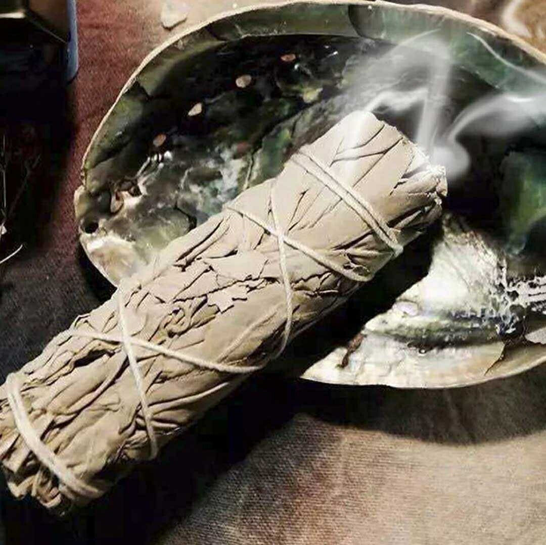 お香 グッズ | ホワイトセージ浄化用お香セット - 天然ハーブで癒しの香り