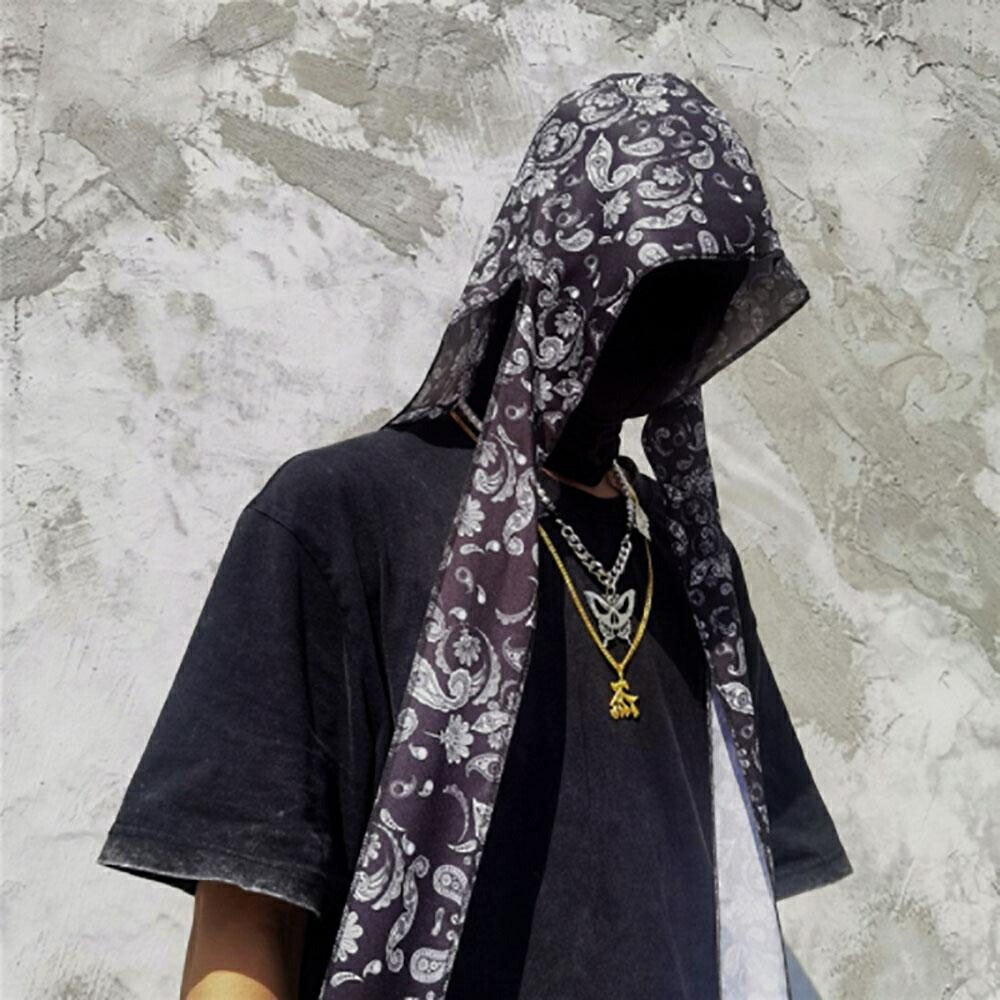 男性ファッション その他 | ペイズリー柄 メンズ キャップ - ブラック/パープル