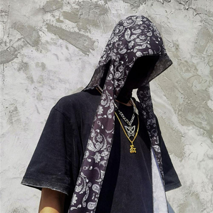 男性ファッション その他 | ペイズリー柄 メンズ キャップ - ブラック/パープル