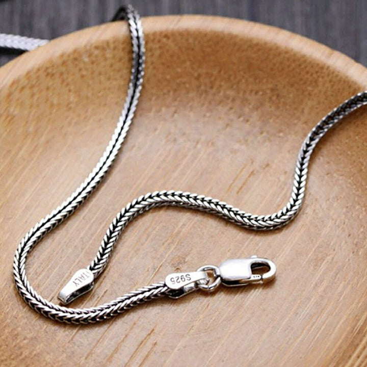 ネックレス | ピュアシルバー925 スネークチェーン ネックレス【ユニセックス】