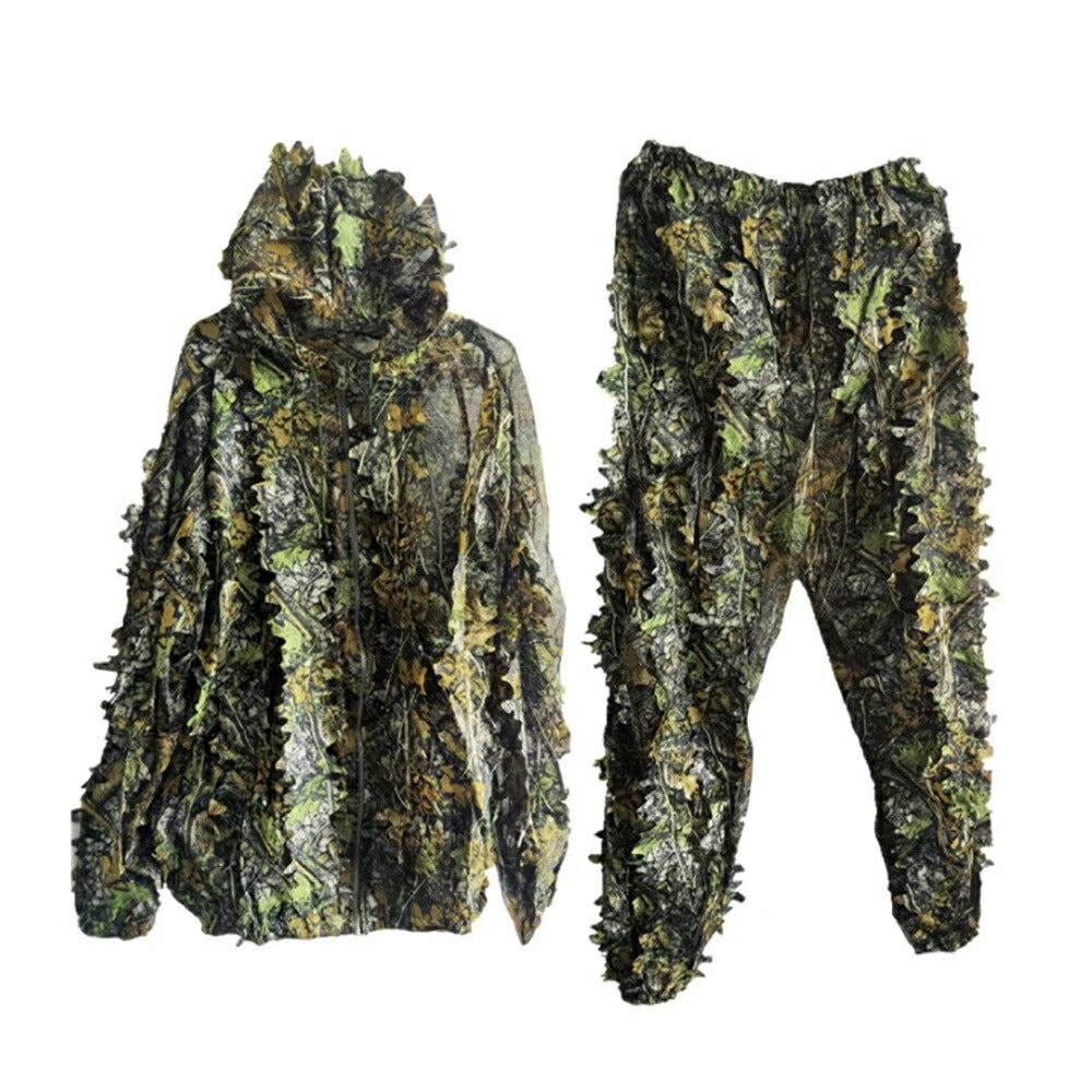 アウトドア用品 その他 | 軽量ギリースーツ上下セット 迷彩戦闘服・サバイバルゲーム用