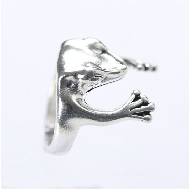 リング | フリーサイズ シルバーフロッグリング【金運・安全願掛け】