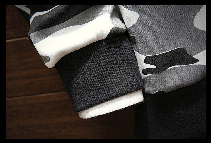 パーカー 男性 | オーバーサイズ迷彩ストリートパーカー